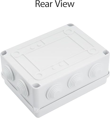 Miniatura 67 de LeMotech Caja de conexiones, plástico ABS IP55 resistente al agua y al polvo, caja eléctrica universal, caja de proyectos para exteriores e