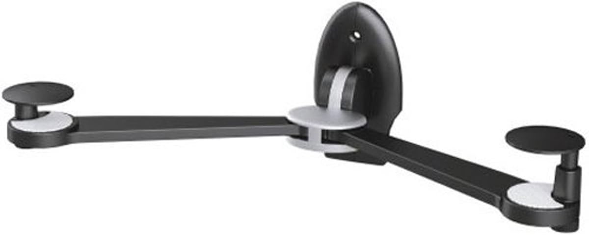 Master Mounts WS-300 Folding DVD / Blu-Ray Player Wall Mount -- Space Saving AV Equipment Holder, Folds Flat Against the Wall When Not in Use