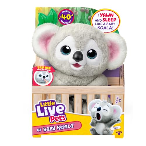 Little Live Pets My Baby Koala – Kiki, interaktives Plüschtier mit mehr als 40 Geräuschen und Reaktionen, 26 cm… – Ansicht 1