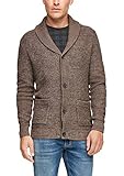 Schalkragen Q/S designed by - s.Oliver Herren 520.12.012.17.150.2043913 Strickjacke, Braun (83W0), XXL