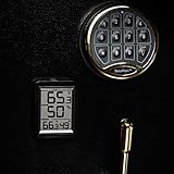 Wireless Gun Safe Digital Hygrometer and Thermometer Temp and Humidity Monitoring in Gun Safes and Cabinets - Monitor Humidity Level and Temp Inside Your Safe Without Having to Open it