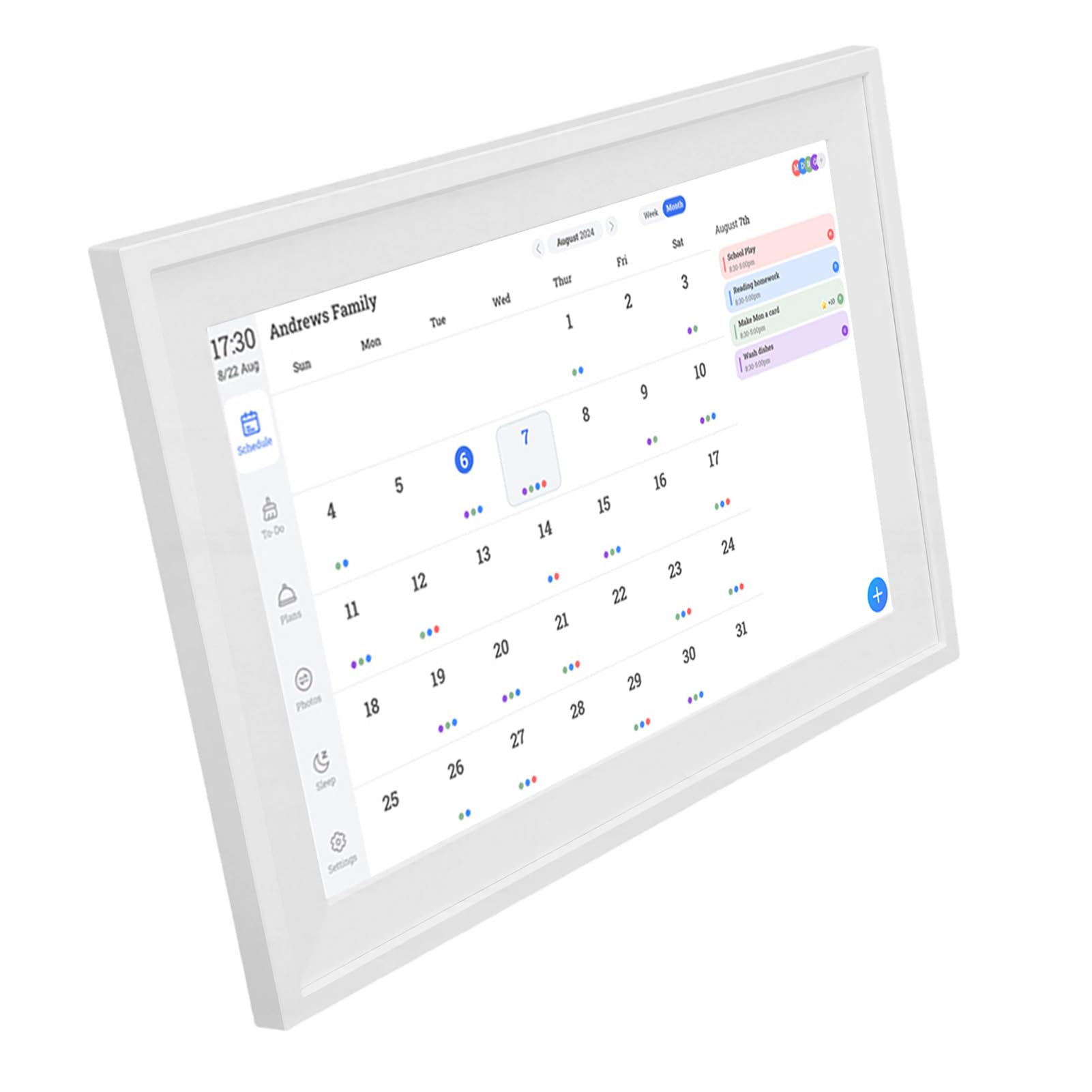 10.1インチスマートデジタルカレンダー　電子ファミリープランナー Amazon.co.jp: AKLOSIPY スマートデジタルカレンダー 10.1 インチ HD