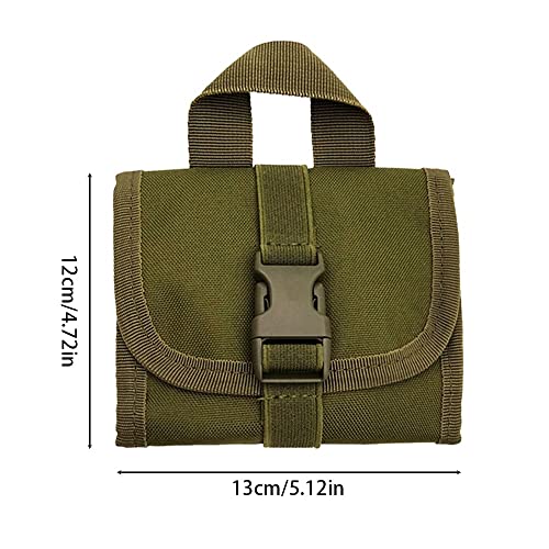Dongker Rifle Bullet Pouch, Foldable Molle Edc Ammo Carrier Bag 14 Round Nylon Cartridge Bag Shells Holder For Hunting #TOP3