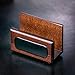 Dacasso Walnut and Leather Business Card Holder