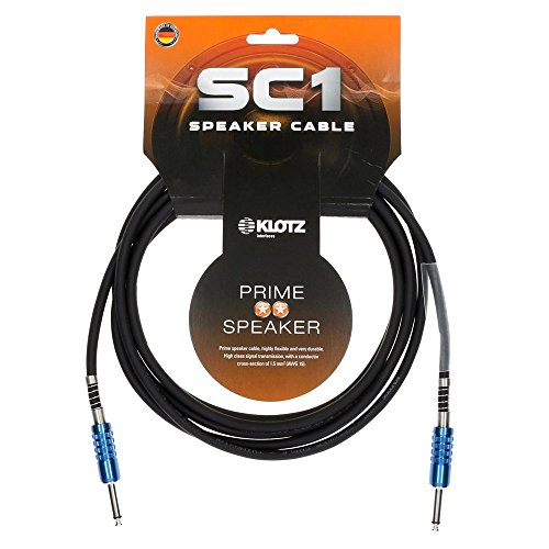 Cable de sonido Klotz SC1PP01SW de 1 metro con conectores jack para audio