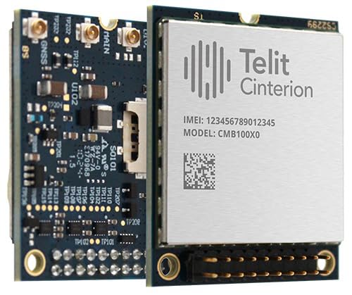 Telit CMB1001 Cellular IoT Module, 5G NR Redcap, LTE Cat 4/Cat 1 bis/Cat M1, Multi-Network, Industrial Temperature Range, GNSS Support