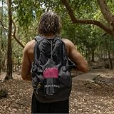 Ręcznik Zenacross z mikrofibry - kompaktowy, szybkoschnący i chłonny ręcznik sportowy Rozmiar XS - 50 x 30 cm - benzyna zielona