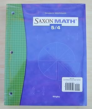 Hardcover Saxon Math 5/4 Special Populations: Intervention Student Materials Book