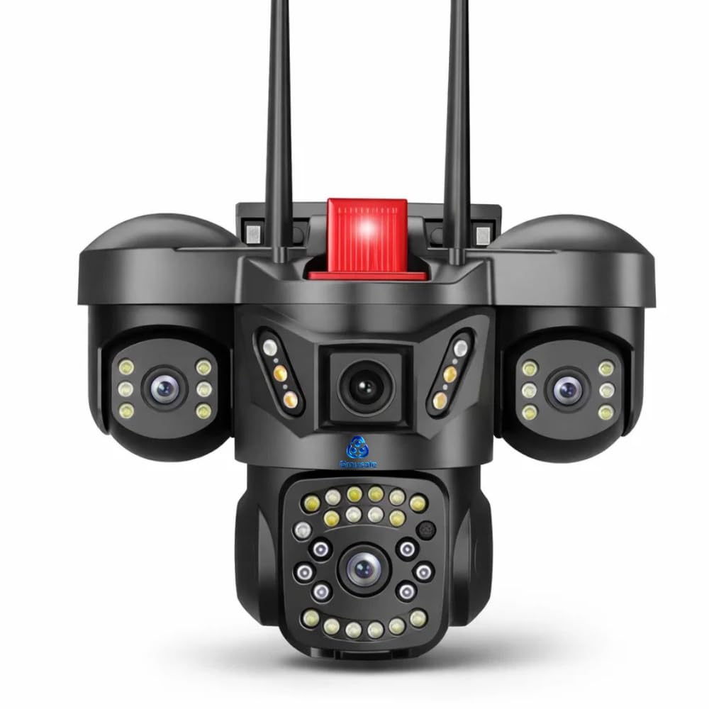 Trion 5MP×3 Triple Lens CCTV Camera | 3-Screen 6K Ultra HD | WiFi Connectivity | Color Night Vision | Pan & Tilt | Two-Way Talk | SD&Cloud Storage | Human Detection | 1-Year Warranty-image-32