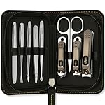 9 Pcs Manicure Set for Men & Women – Stainless Steel Manicure & Pedicure Kit with Travel Nail Grooming Case, Nail Clippers, Cuticle Tools – Gift-Ready Mens Manicure Kit & Womens Grooming Set - Image 4