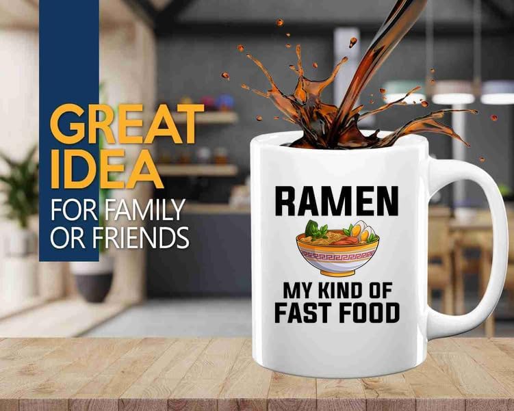 Ramen Coffee Mug 11oz White -Ramen My kind - Food Lovers chicken pumpkin vegan pantry spicy noodles, BHUGSLEADER8526 image 2