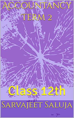 Book cover of Accountancy Term 2 : Class 12th (English Edition)