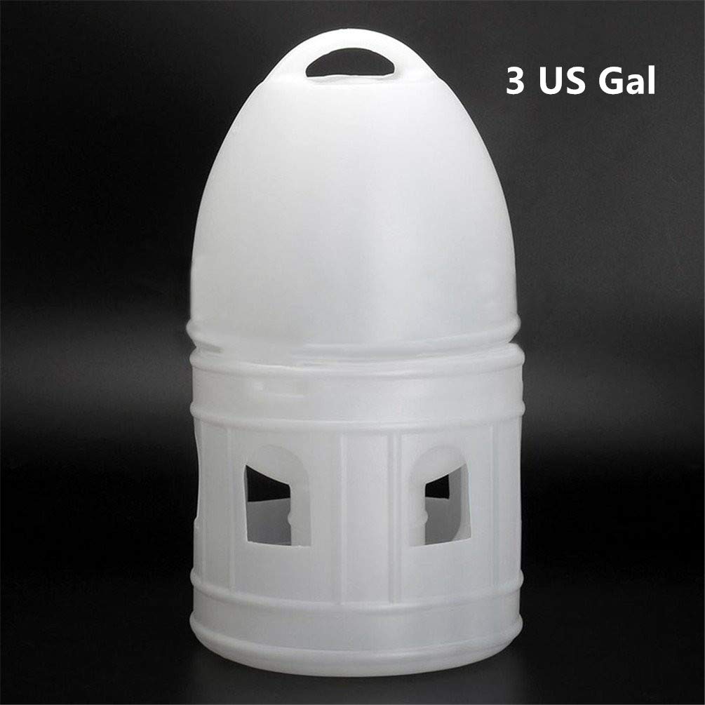 Gooday Bird Water Drinker Feeder Pigeon Plastic Pot Dispenser