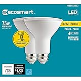 EcoSmart 75-Watt Equivalent PAR30 Dimmable Energy Star Flood LED Light Bulb Bright White (2-Pack)