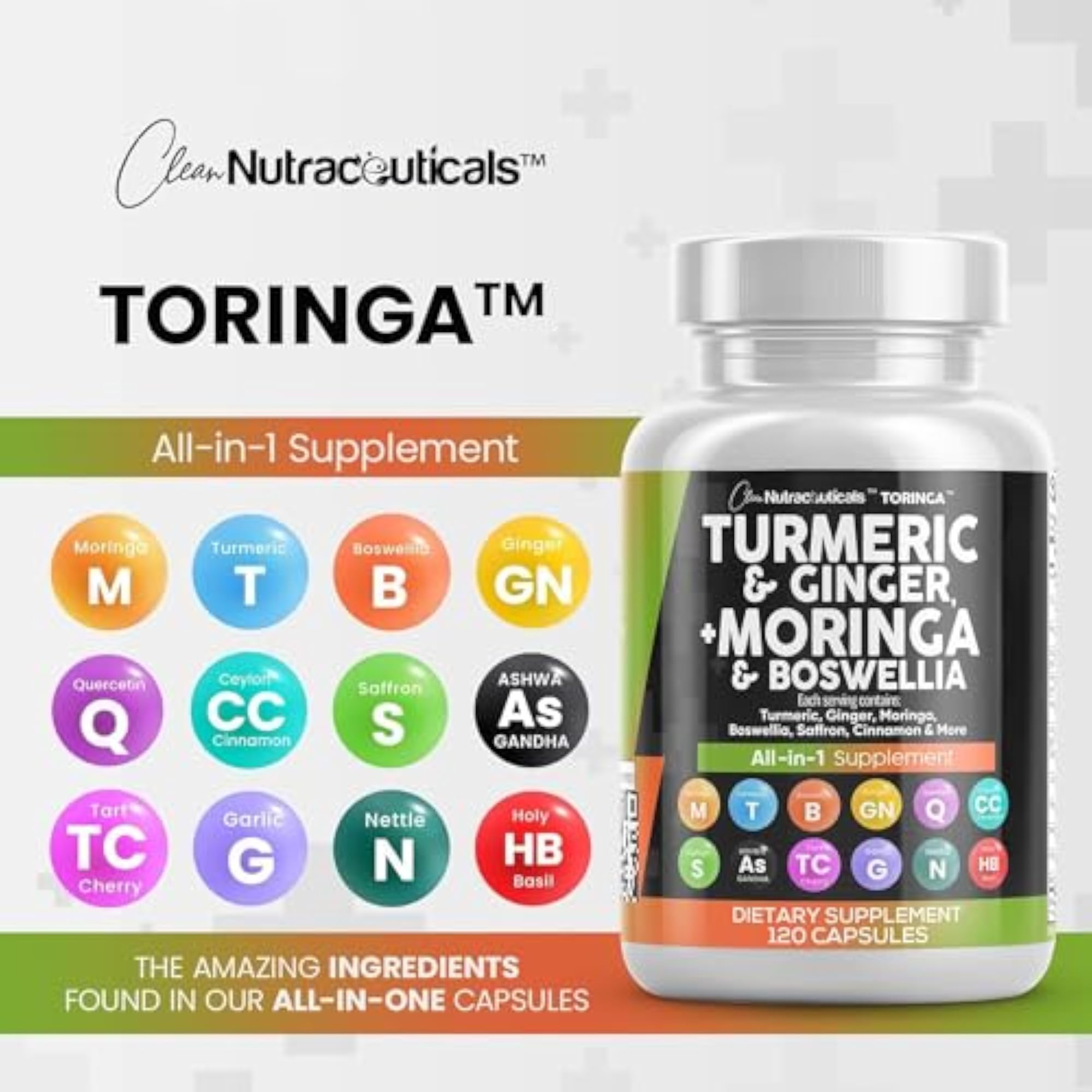 Turmeric Curcumin Joint Support Supplement with Ginger