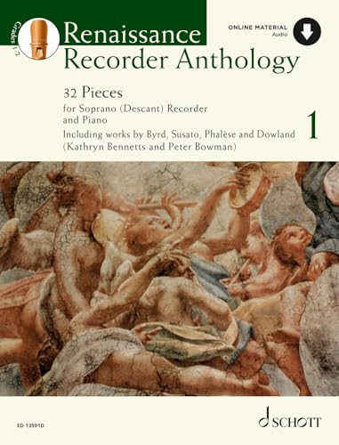 Bowman: Renaissance Recorder Anthology - Volume 1: 32 Pieces for Soprano (Descant) Recorder and Piano Book with Online Material (Vol)