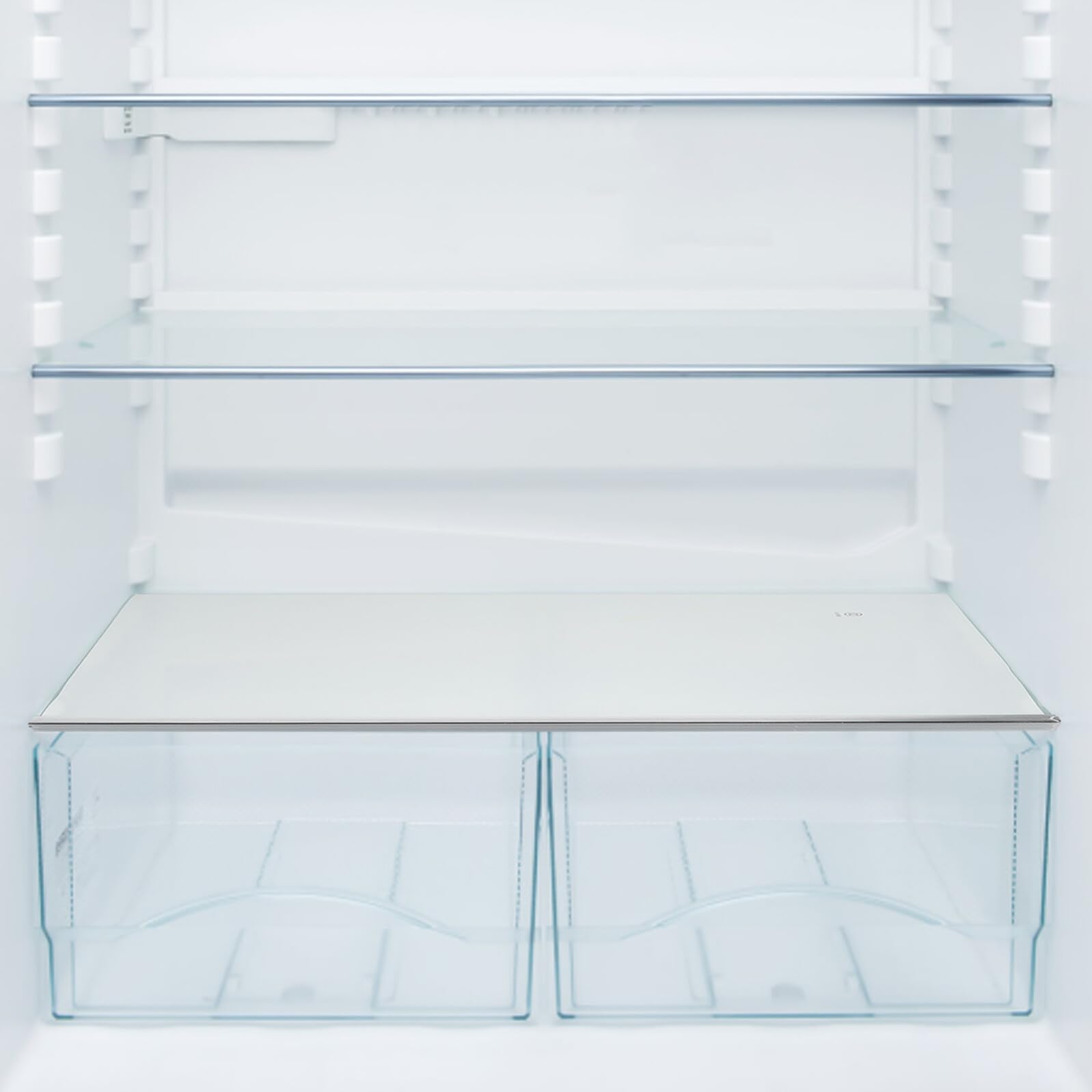 Operitacx Glasablage mit Stabiler Unterstützung Kühlschrank aus Gehärtetem Glas 30 X 27cm für Gefrierschrank und Lebensmittelbehälter im Haushalt