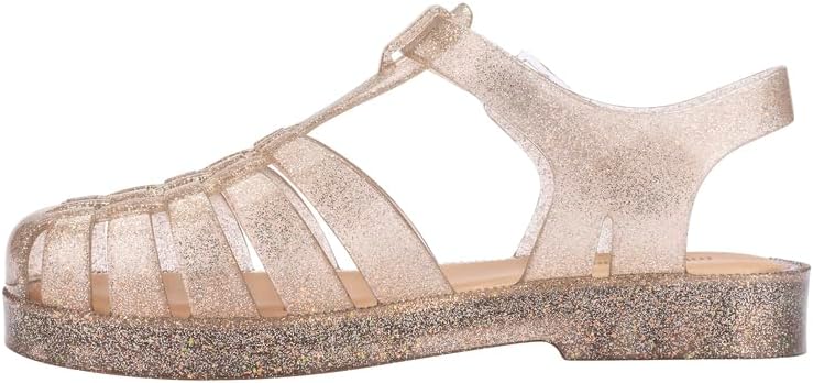 mini melissa Possession Fisherman Jelly Sandal for Toddlers and Girls – Adjustable Buckle Summer Sandals, Waterproof, Bubblegum Scent, Comfortable Beach, Play and Dress Shoes for All Day Wear