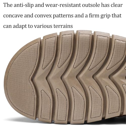 Men's Genuine Leather Lace up Casual Shoes Comfort Round Toe Lug Sole Handmade Loafers Outdoor Work Non Slip Driving Shoes 5