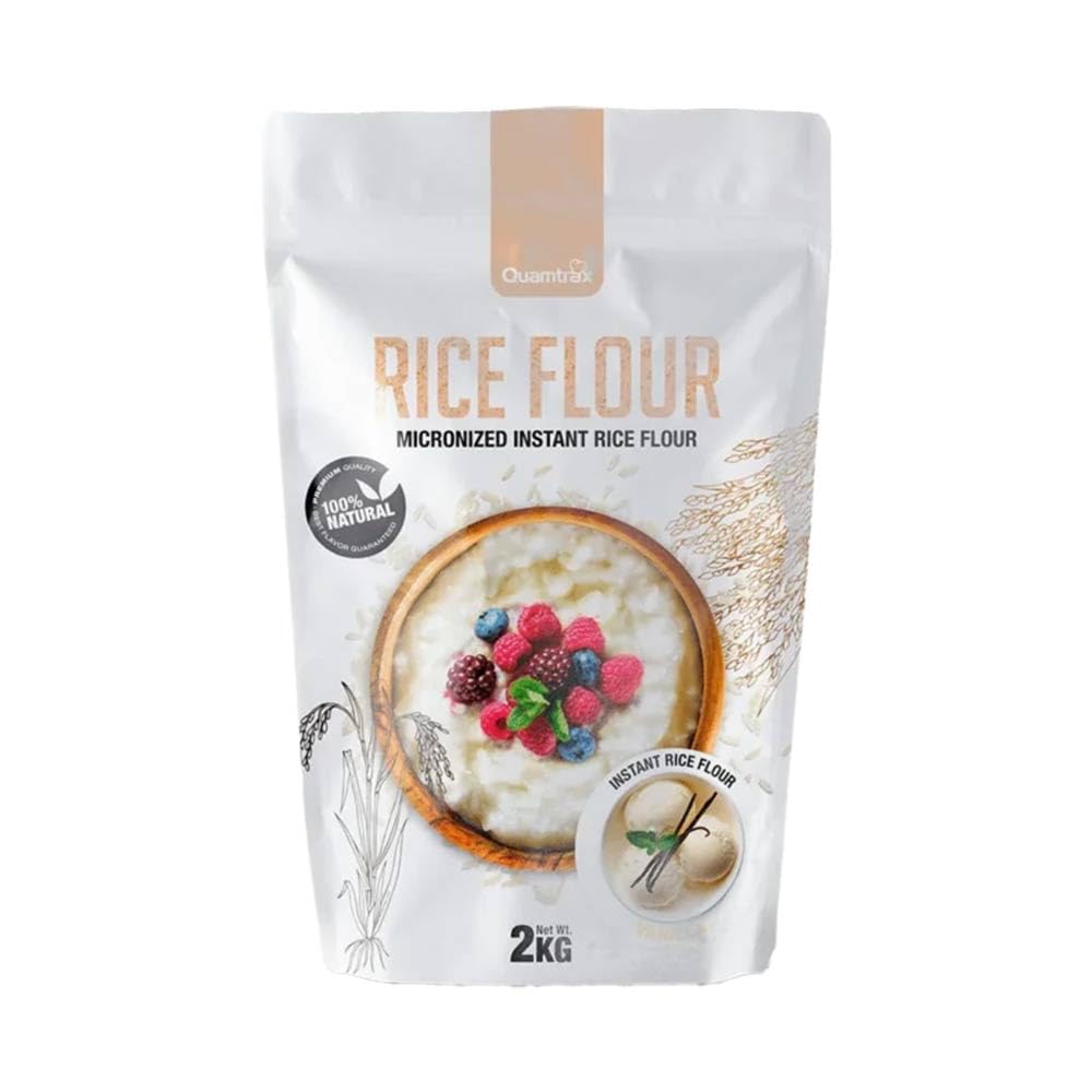 Quamtrax | Farine De Riz Instantanée (2kg) | Crèmes de riz | Farine de riz - Vanille
