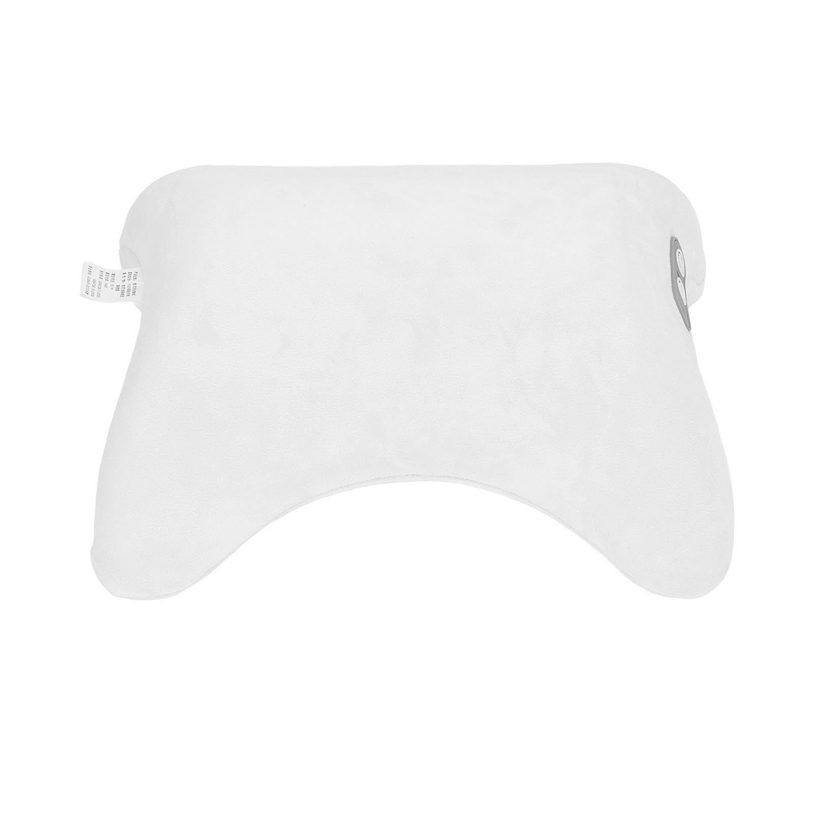 Almohada de masaje de masaje de masaje de espalda de shiatsu eléctrico con calor masaje vibratorio de amasado profundo portátil para la oficina Flanela para el hogar ABS (Gris)