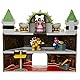 Jakks Pacific Nintendo Super Mario Deluxe Bowser’s Castle-Spielset mit 6 cm großer, exklusiver, beweglicher Bowser-Actionfigur, interaktives Spielset mit authentischen In-Game-Sounds