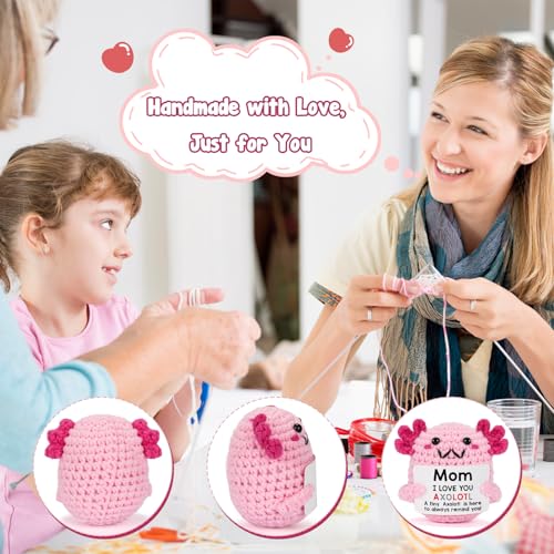 Mom-Gift-from-Daughter-Mini-Handmade-Crochet-Axolotl-Gift-for-Mothers-Day-Birthday-Christmas-I-Love-You-Sentimental-Funny-Cute-Small-Unique-Presents-for-Mama-Axolotl-Doll-Gift Mom Gift from Daughter Mini Handmade Crochet Axolotl Gift for Mothers Day Birthday Christmas I Love You Sentimental Funny Cute Small Unique Presents for Mama Axolotl Doll Gift