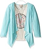 Speechless Big Girls' Rib Knit 2 Piece Cozy with Tank