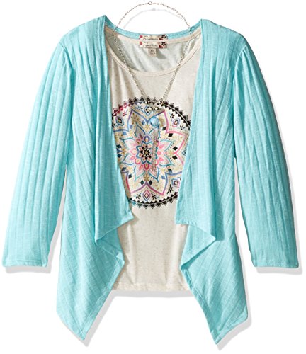 Speechless Girls' Rib Knit 2pc Cozy with Tank