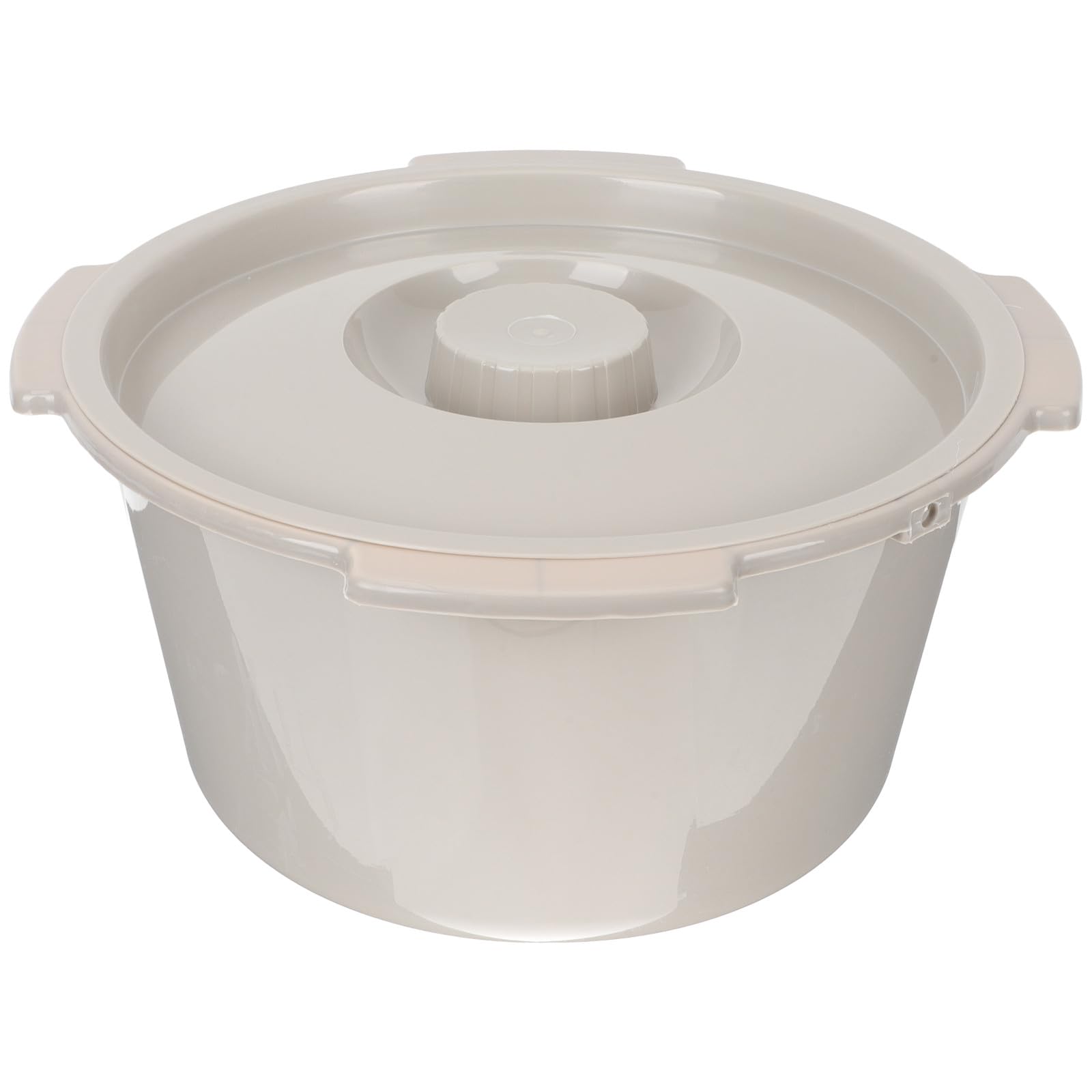 PACKOVE Vaso da Notte in Plastica PP Coperchio, Secchio Portatile per Anziani e Ragazzo Ragazza, Accessorio Essenziale per Casa e Strutture Mediche