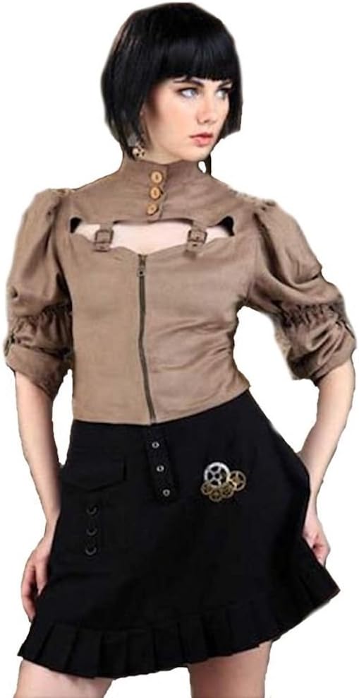 Small Steampunk Cosplay Short Skirt Black