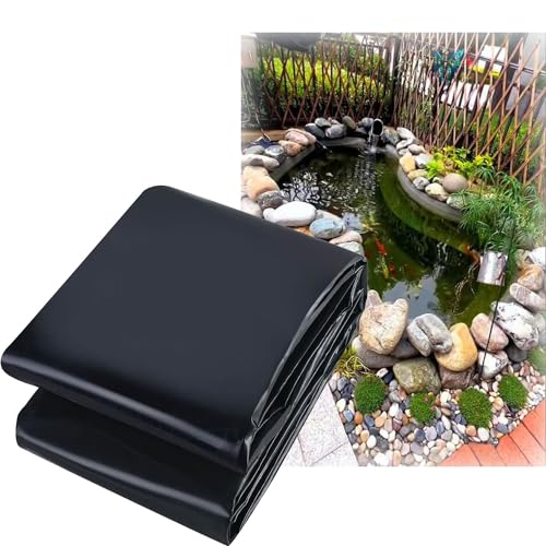 Bâche de bassin 5x5m flexible et résistante aux UV pour point d'eau extérieur