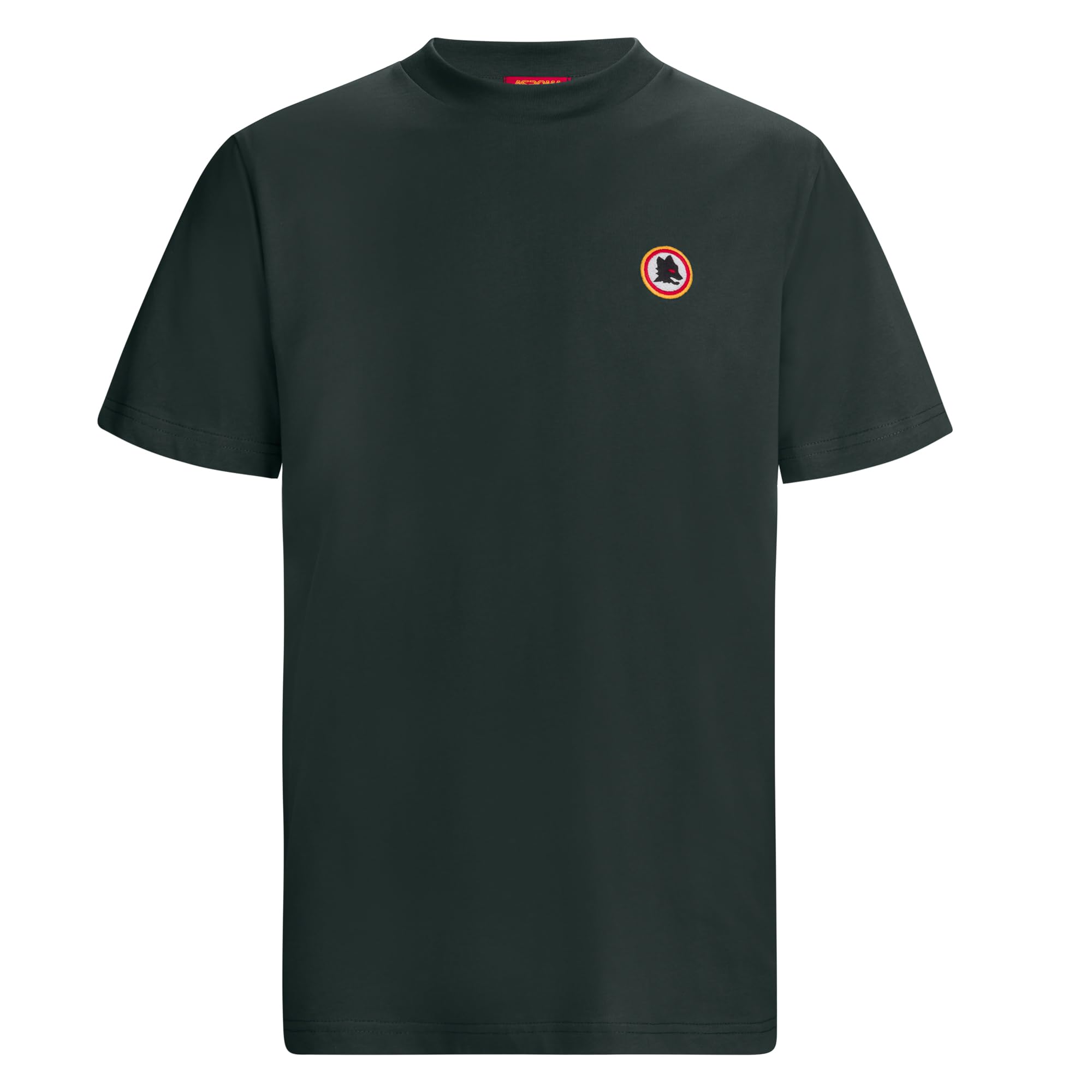 A.S. ROMA SRL Wolf Embroidery T-Shirt Unisex Adult Green