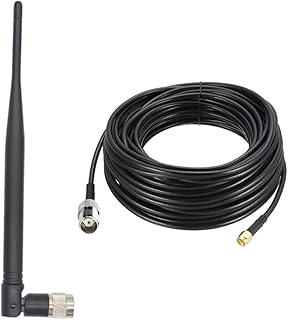 أريال راديو خارجي مقاوم للماء 8dBi مع وصلة كيبل اس ام ايه ذكر عالي الكسب بطول متري (30)