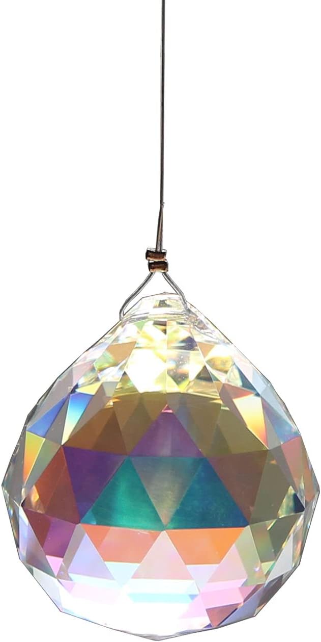 Asfour Simple Line 1.6 inches (40 mm) Aurora Sun Catcher Asfour Crystal