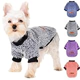 Small Dog Sweaters Chihuahua Fleece Clothes XXS~S Winter Warm Puppy Sweaters Boys Girls Tiny Dog Out