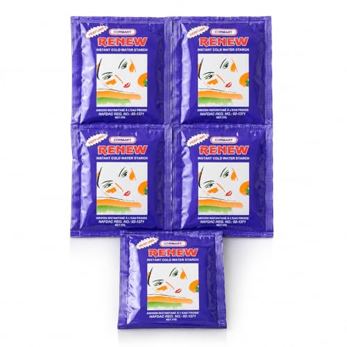 Cormart Renew Instand Cold Water Laundry Starch Pack Of 5 Wt 17g