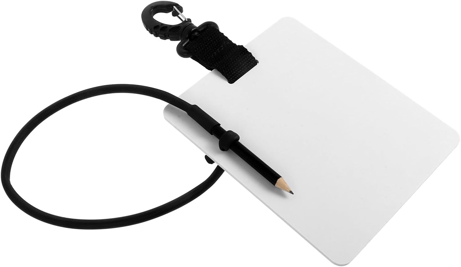 Milisten 1pcs Diving Whiteboard Swivel Clip and Pencil Underwater Writing Board for Note-Taking and Sketching Essential Gear for Divers and Water Sports Enthusiasts