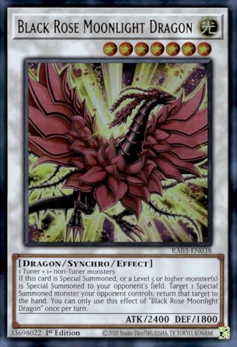 Black Rose Moonlight Dragon (UR) - RA03-EN038 - Ultra Rare - 1st Edition