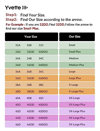 Yvette Women High Impact Sports Bras Criss Cross Back Sexy Running Bra For Plus Size, Burgundy, 2Xl(Ac) #TOP5