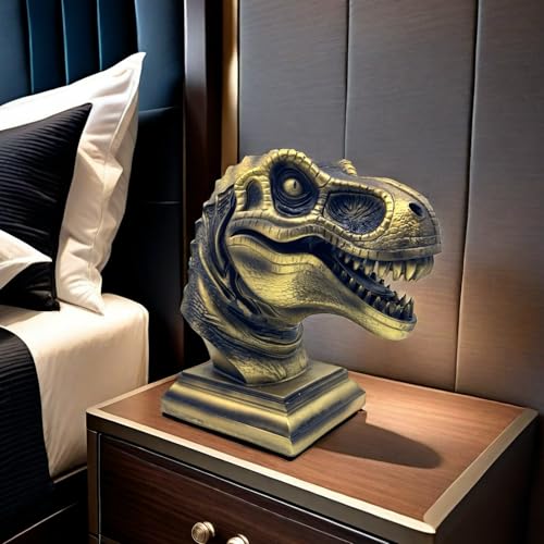 Busto decorativo cabeza de dinosaurio Tyrannosaurus Rex miniatura 6