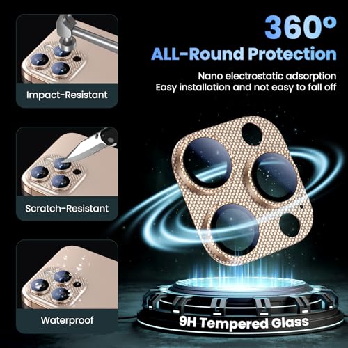Image of Uyiton for iPhone 16 Pro Max /16 Pro /14 Pro Max /14 Pro Camera Lens Protector