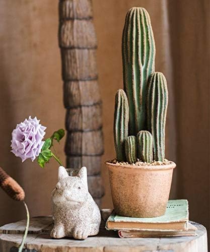 Gentille RusticReach Artificial Cactus in Brown Pot