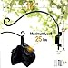 AJART Bird Feeder Hangers Outdoor: 16-Inch Swivel Hanging Plant Bracket for Wall Mount - Swivel Plant Hook for Flower Basket