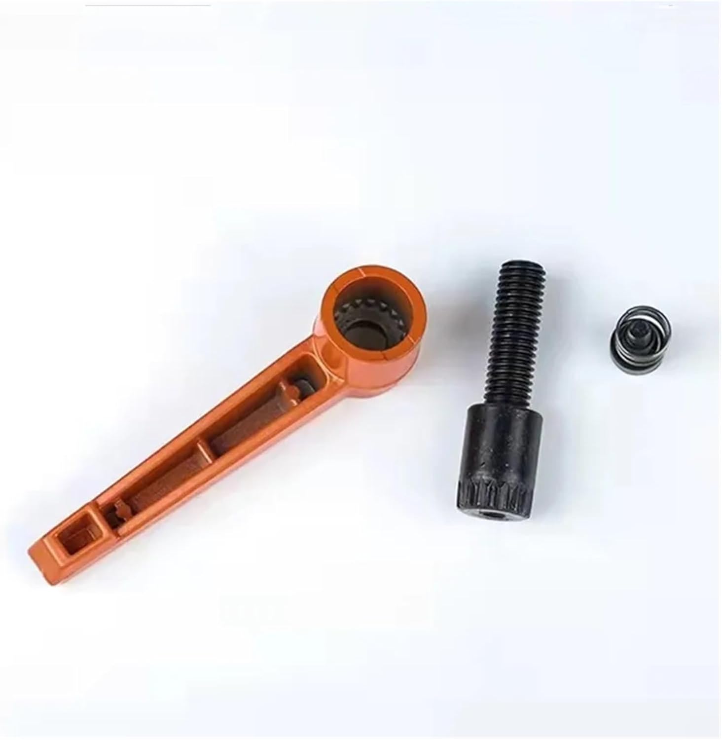1pcs M4 M5 M6 M8 M10 Clamping Lever Machinery Adjustable Handle Clamping Handle Screws Bolt Locking External Male Thread Knob(Orange,Screws M8x60)