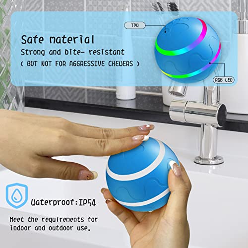 Bigtuto Interactive Dog Ball Toys, Active Rolling Ball For Dogs/Cats With Motion Activated/Usb Rechargeable, Automatic Rolling Ball Toys For Puppy/Small/Medium Dogs #TOP3
