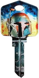 Star Wars Boba Fett House & Padlock Blank Single Sided Universal Key - Pack of 5