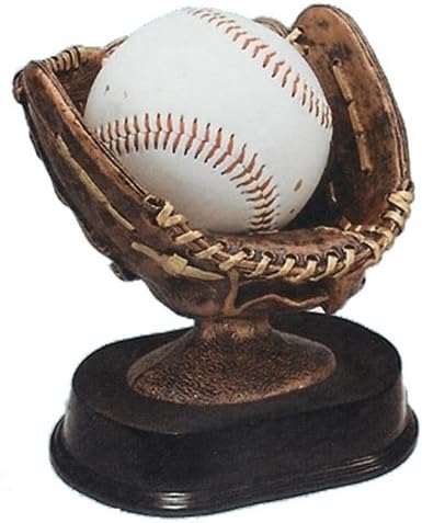 Baseball Holder Trophy with 3 Lines of Custom Text