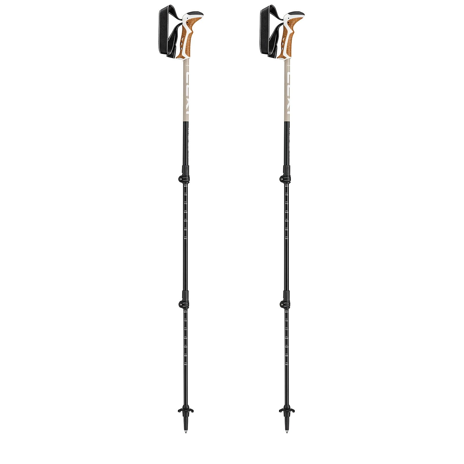 LEKI Khumbu Lite Bâtons de Randonnée Homme & Femme | bâtons de Trekking légers et réglables en Aluminium avec rondelle de Trekking