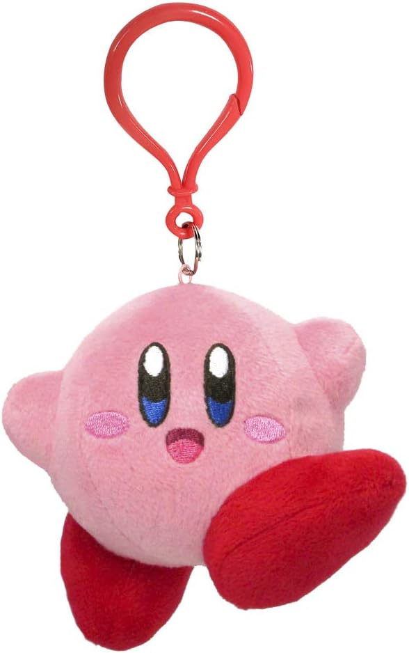 Little Buddy 1709 Kirby Jumping Pose Dangler Plush, 4"